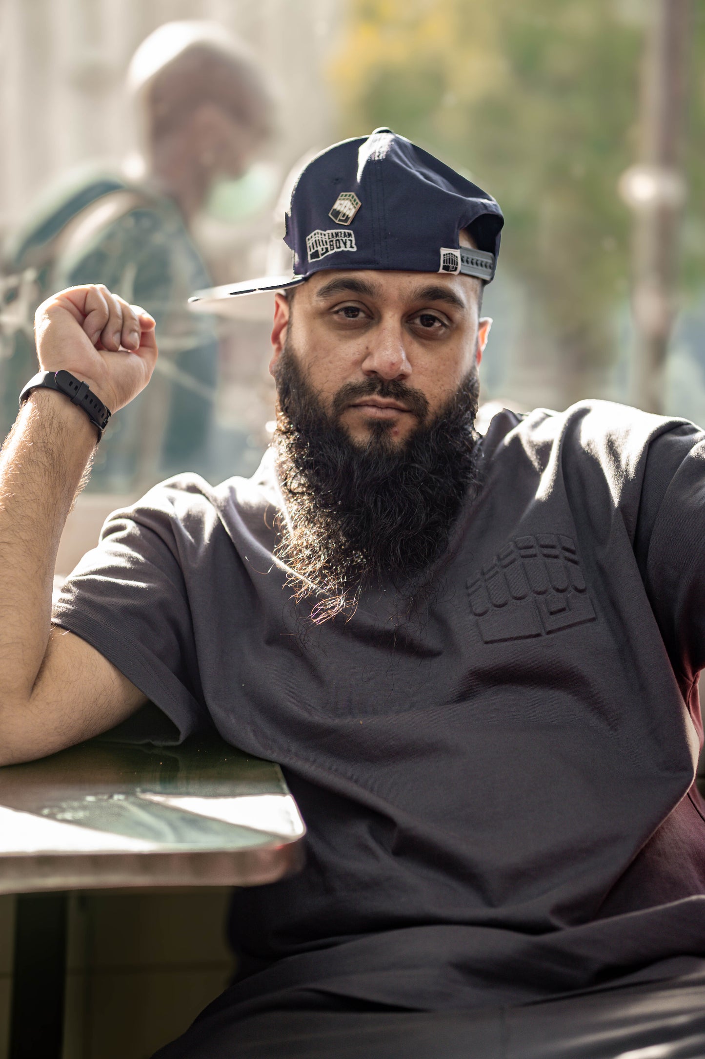 Nur Navy Snapback with Pins