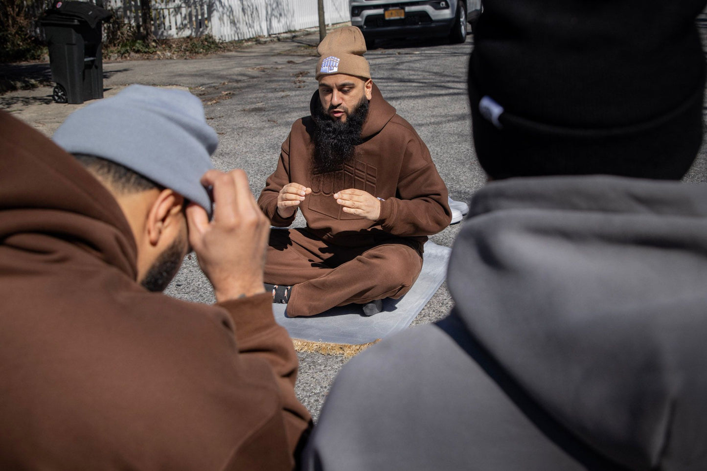 Rashidun Red Beanie Men